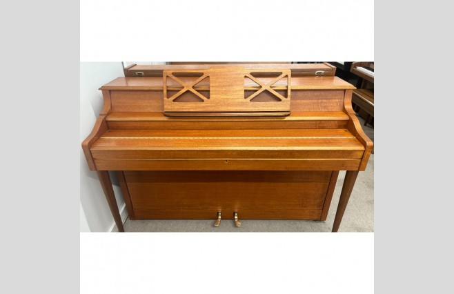 Knight Satin Teak K15 Upright Piano, Used - All Inclusive Premium Package (SN:51813) - Image 4